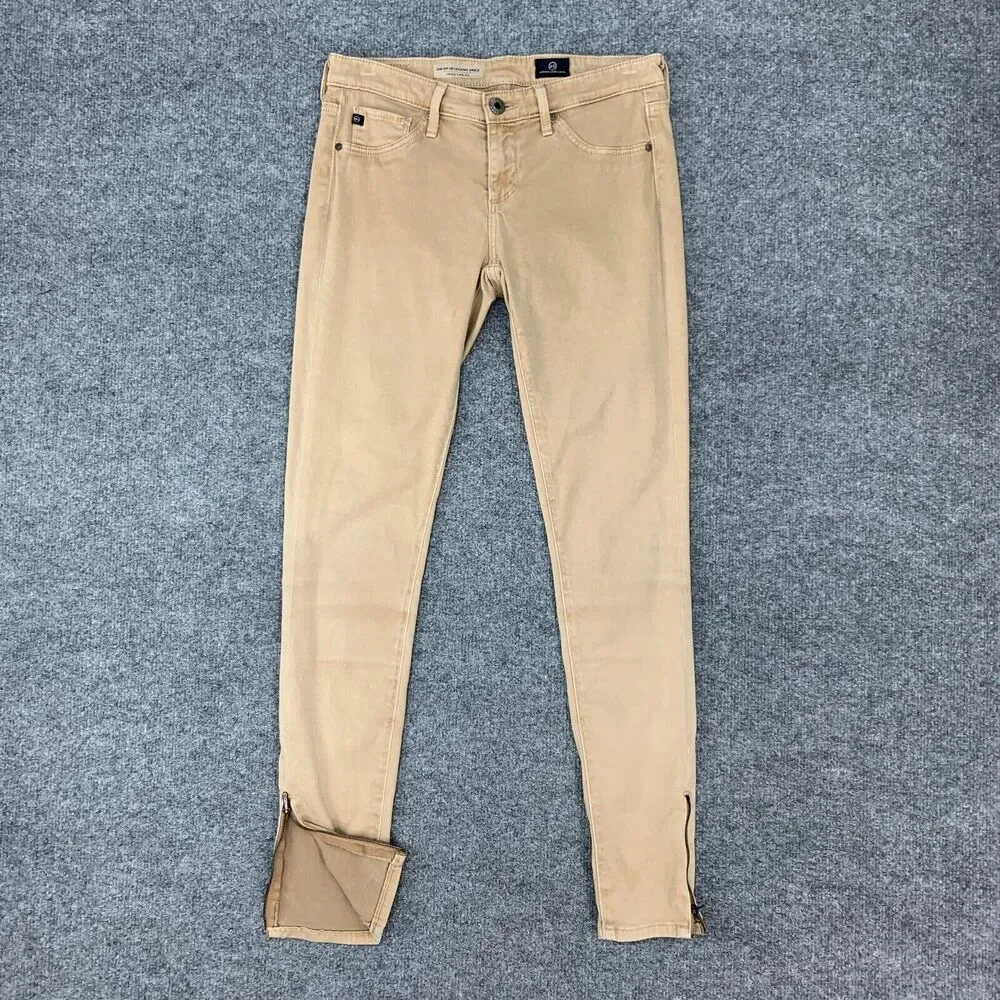 AG Adriano Goldschmied The Zip Up Legging Ankle Pants 25 Skinny Low Rise *READ - Picture 2 of 16